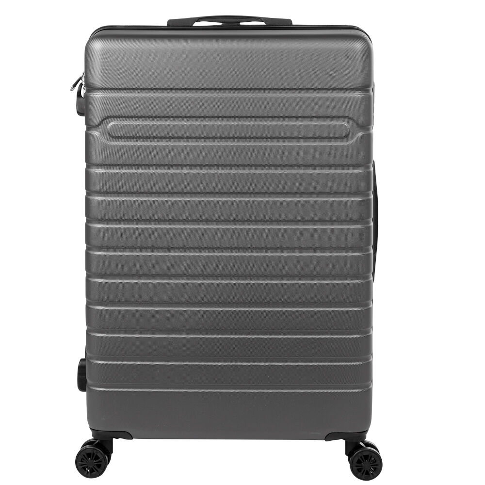Valise rigide ABS gris H.70 cm