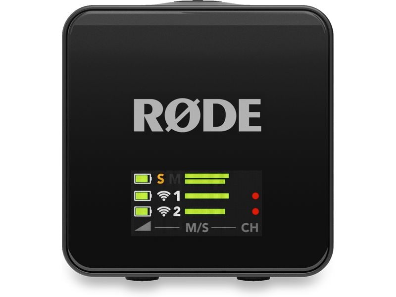 Rode Wireless GO Gen 3 Kompaktes drahtloses 2-Kanal Mikrofonsystem