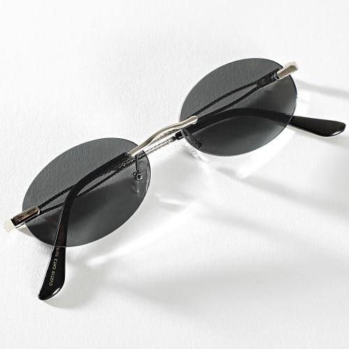 Lunettes De Soleil Noir Argenté