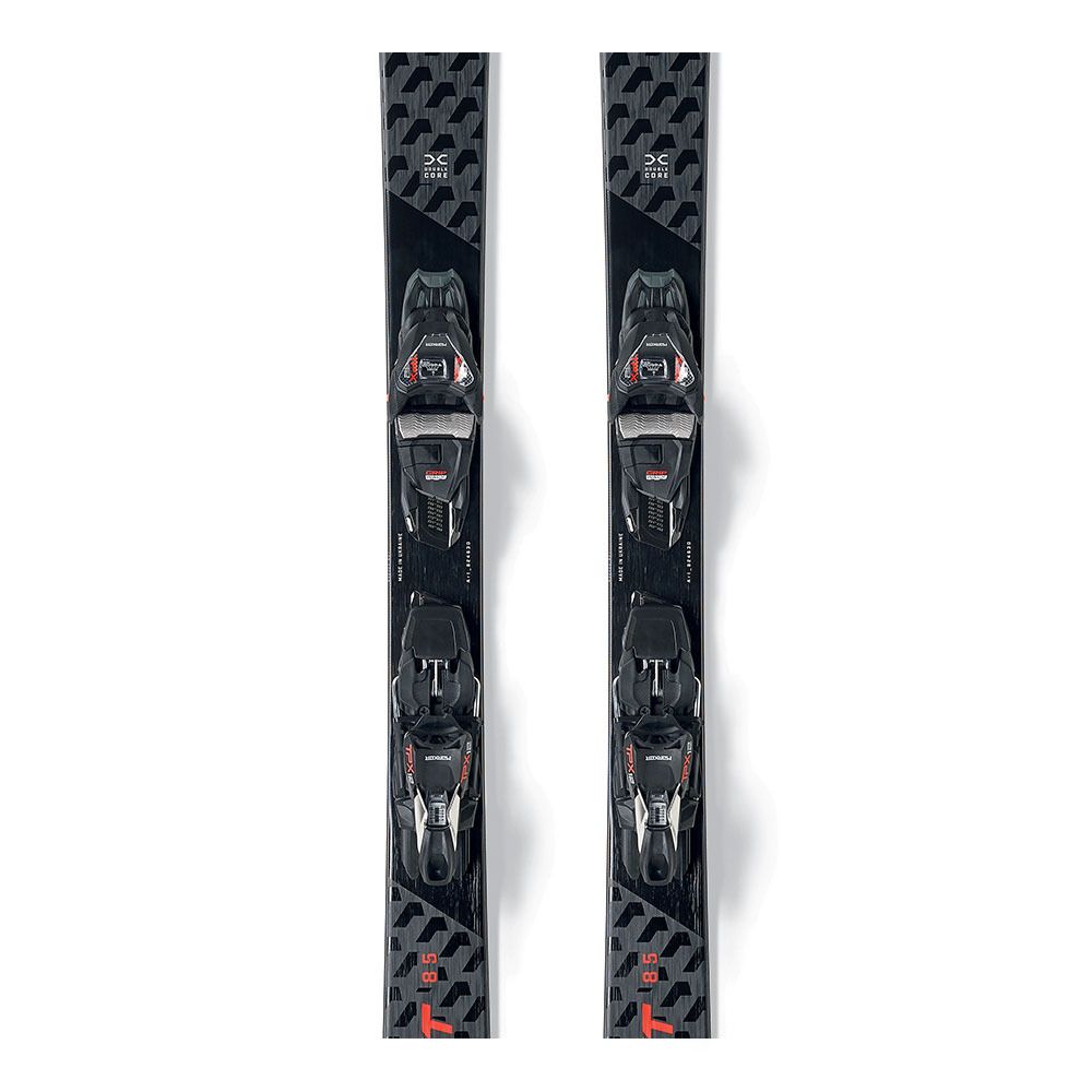 Nordica STEADFAST 85 DC FDT - Skis all mountain + Fixatons TPX 12 FDT black/black Homme noir/rouge/black/black