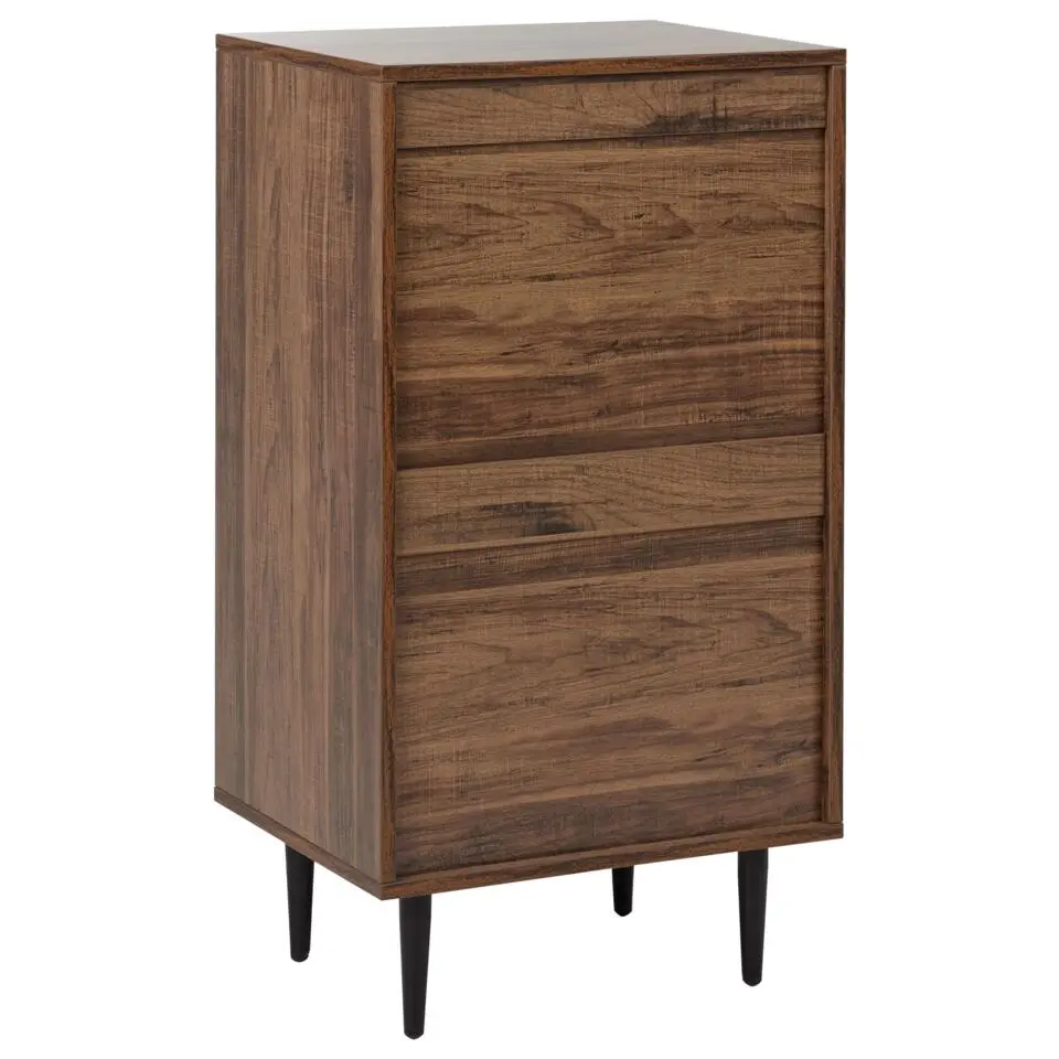 KEITH - Ladekast - Donkerhout - MDF
