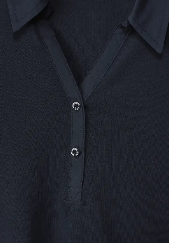 Poloshirt in Unifarbe - universal blue