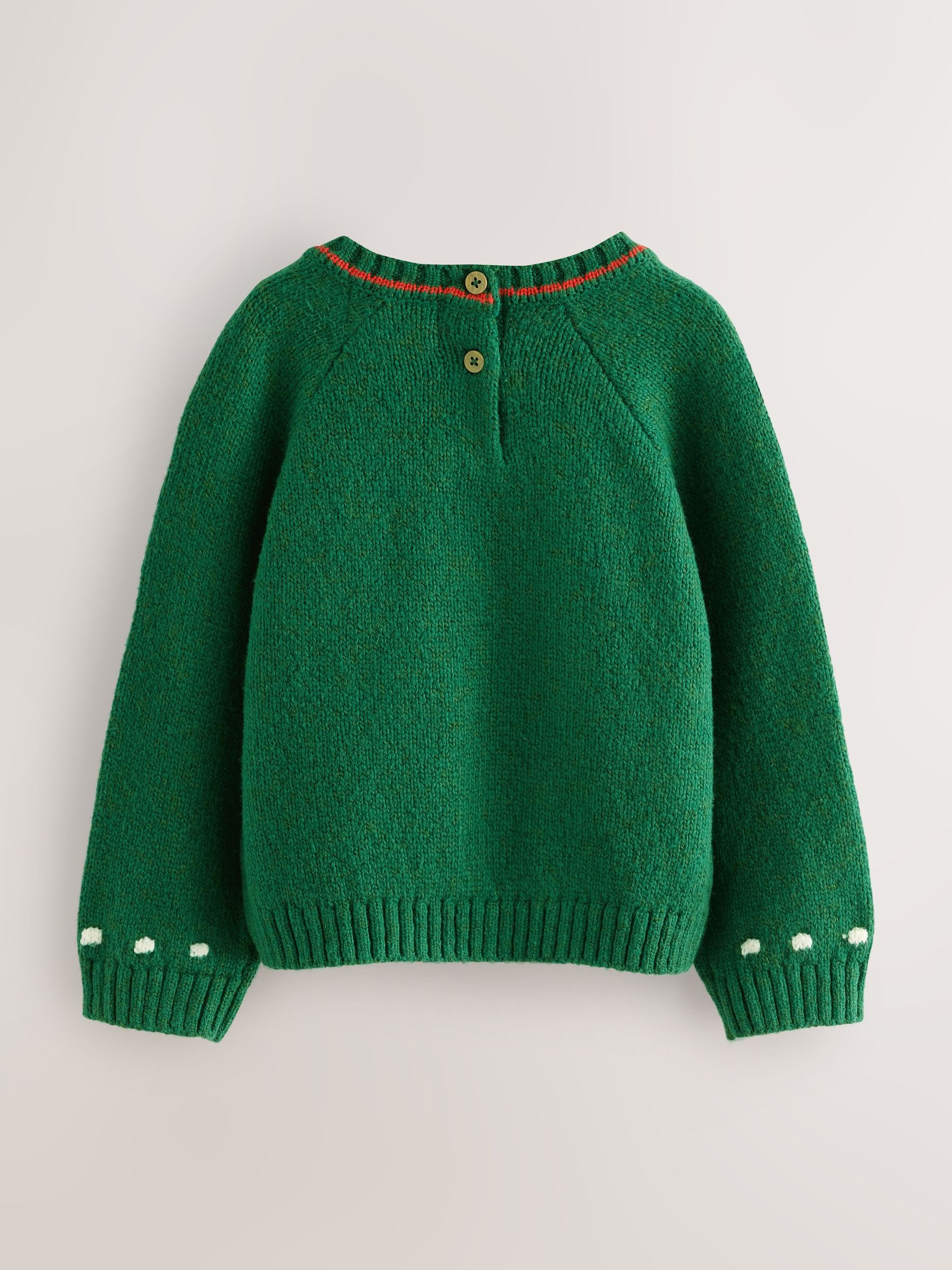 Groen - Cath Kidston kersttrui (3mnd-7jr)