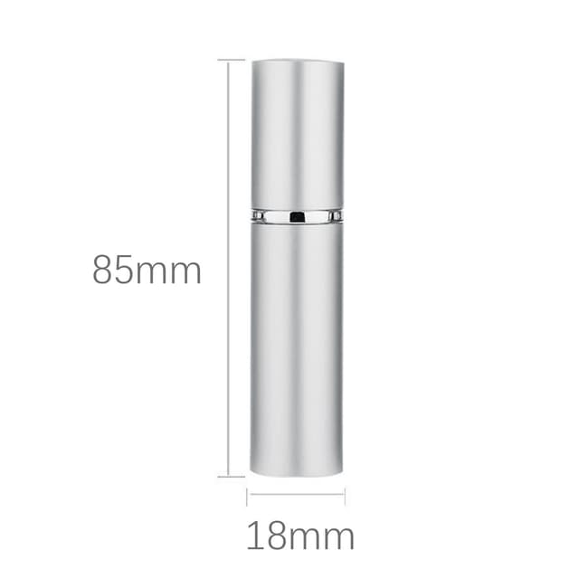 Mini refill parfumeflasker 2-pak Sølv