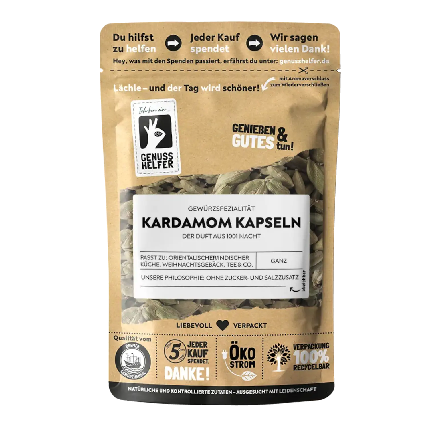 Kardamom, Kapseln