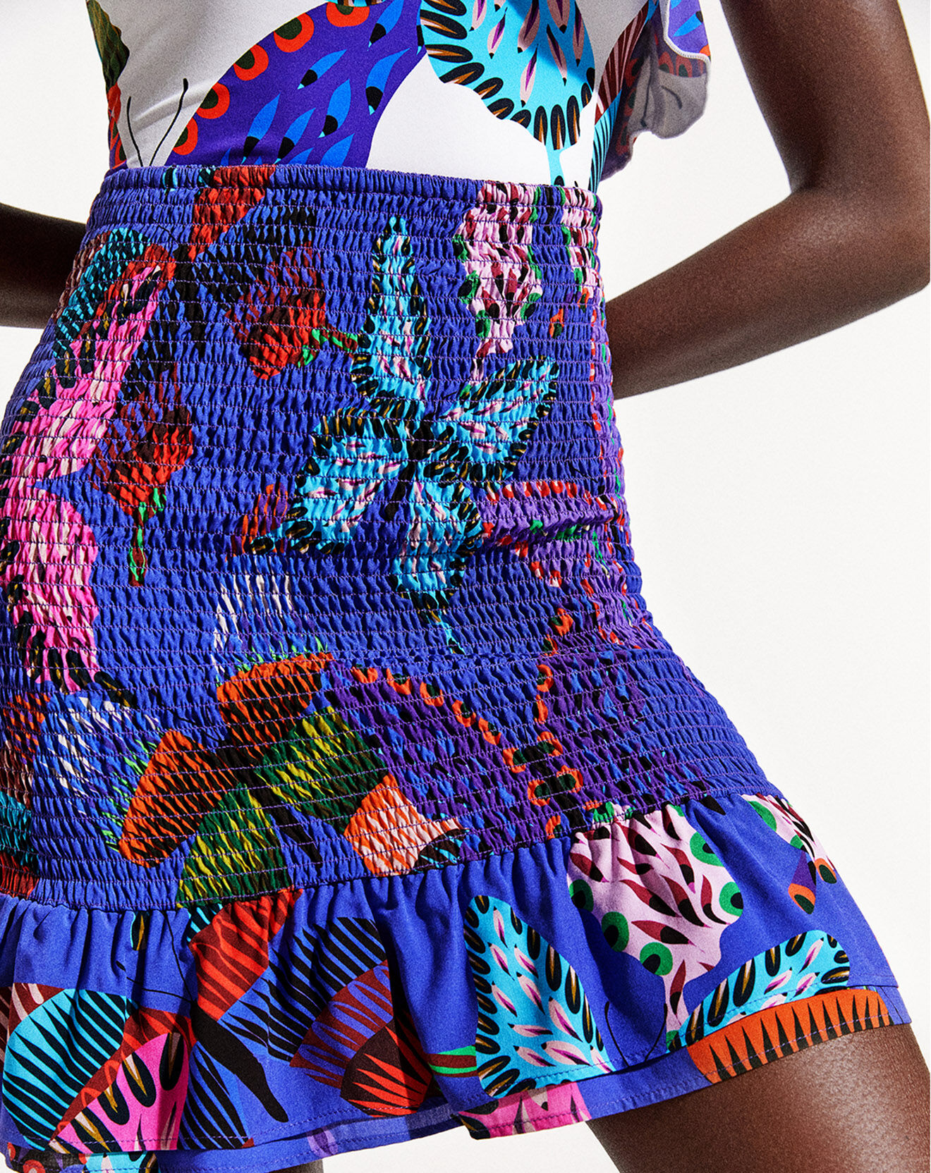 Desigual Jupe Maiwenn bleu klein