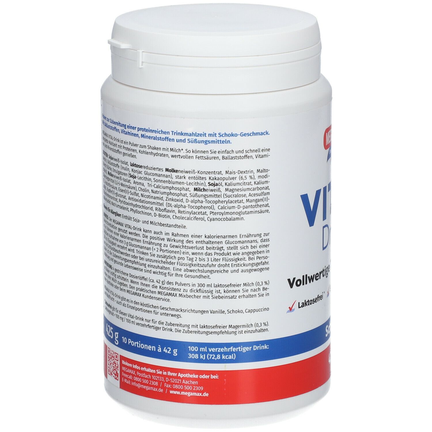 MEGAMAX® Body & Balance VITAL Drink Schoko