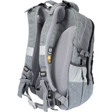 Sac à dos scolaire X-Style, gris/noir