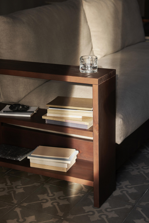 Ferm Living Edre 2-zits bank dark stained/natural
