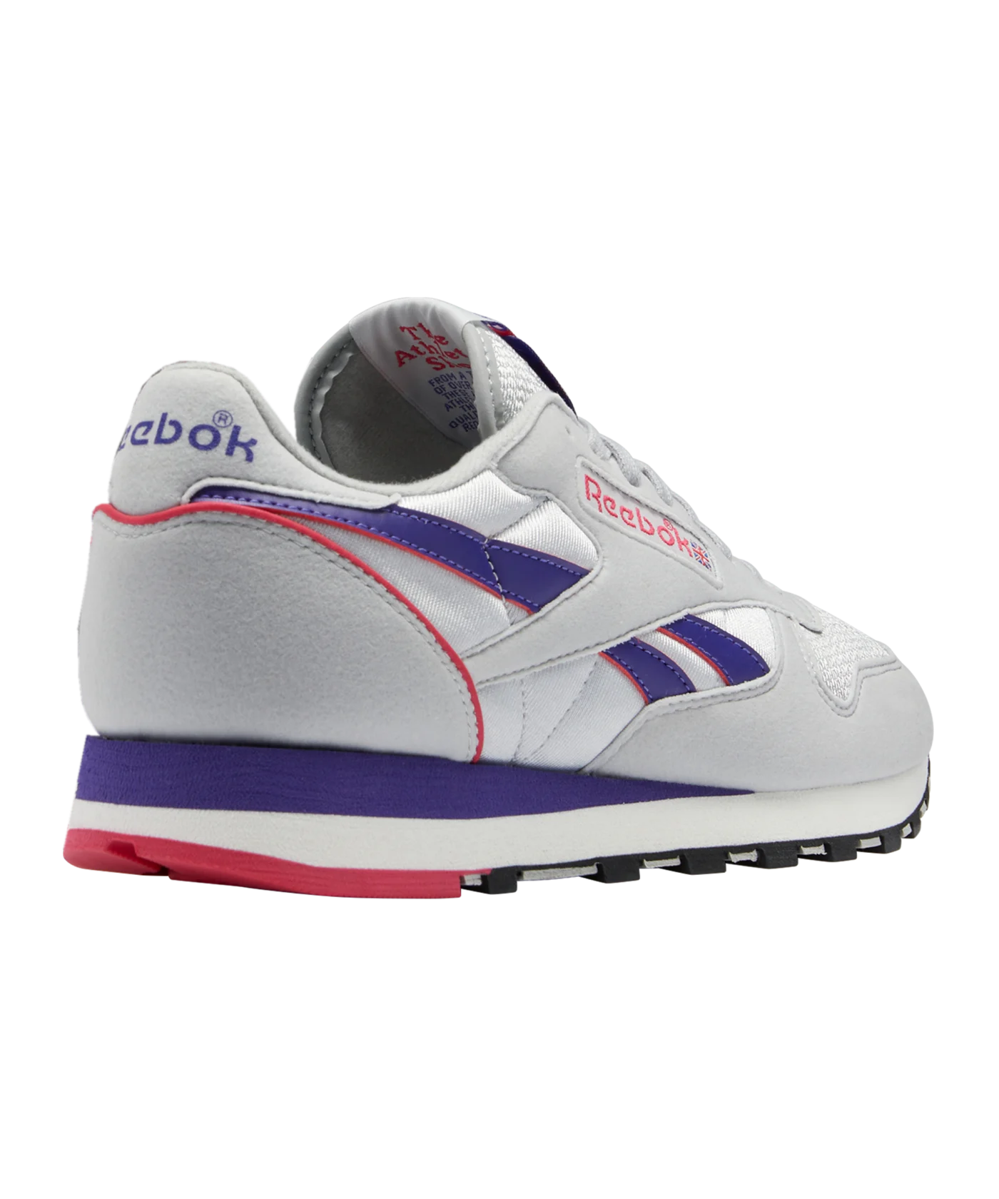 Reebok Classic Leather Grau Lila Pink
