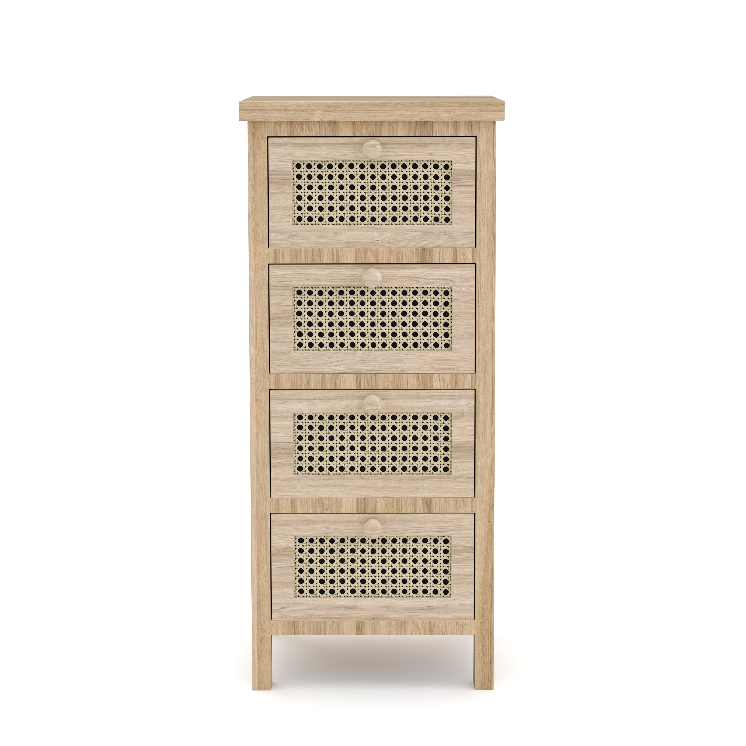 Kommode ALDO 4 Schubladen 34 x 78 cm natur