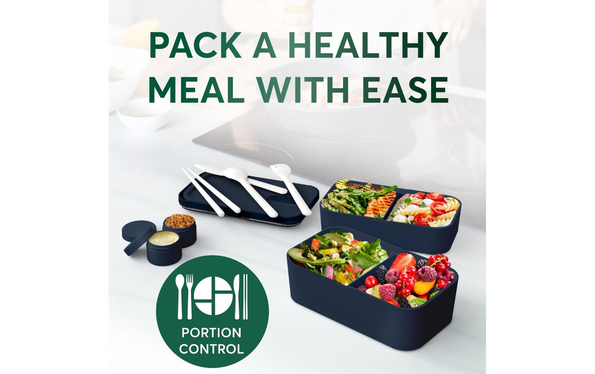 Lunchbox Nestable L Midnight BluePraktische und nachhaltige Lunchbox