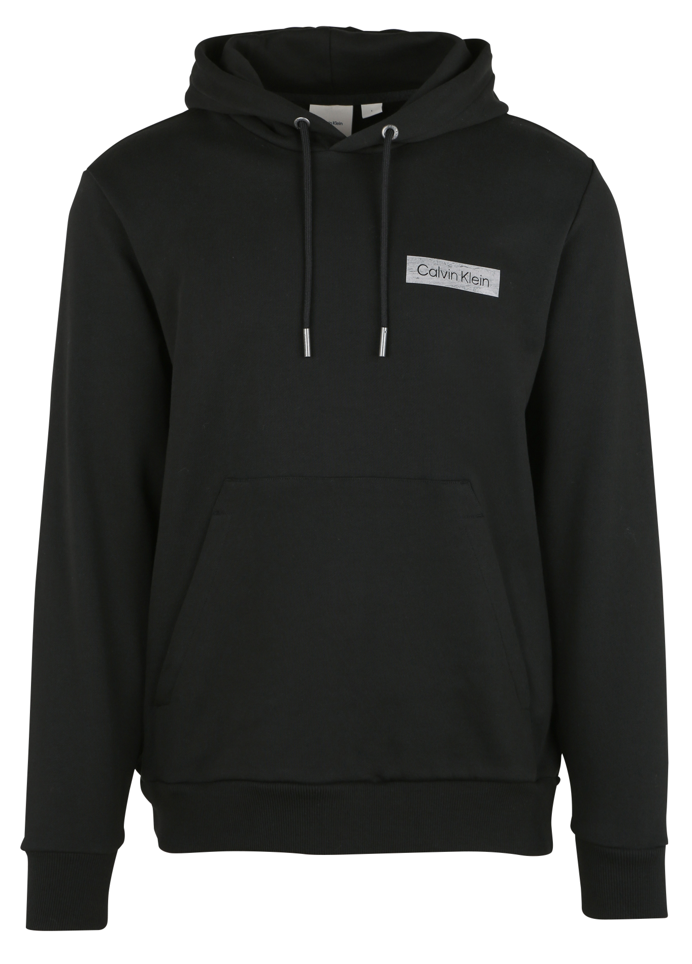 Sweat à capuche droit | Gris