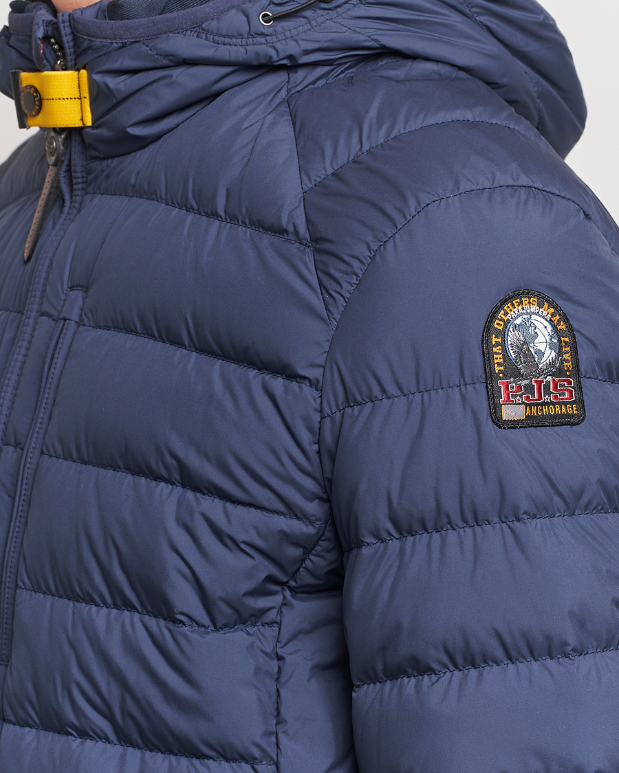 Parajumpers Last Minute Super Lightweight Hooded Jacket Blue Navy