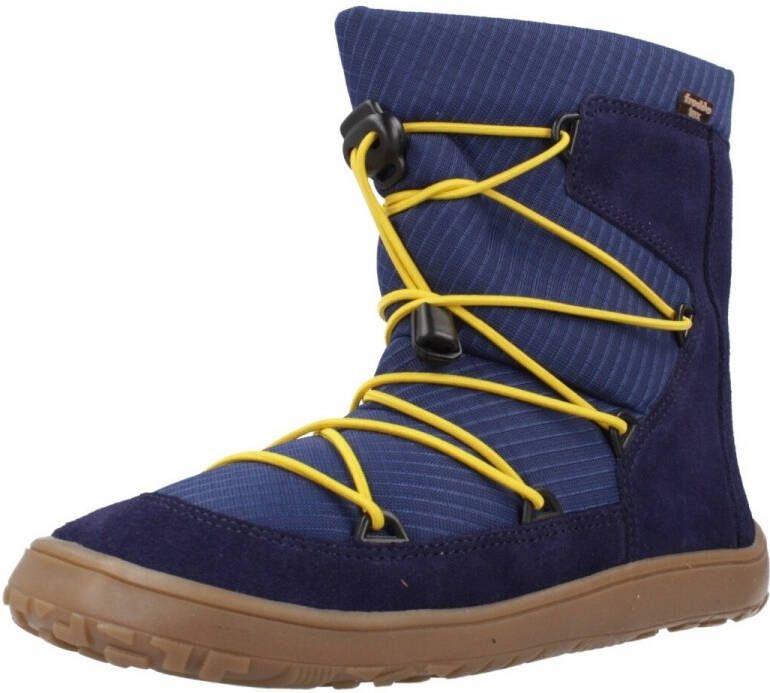 Froddo Kid's Barefoot Tex Track Wool Winterschoenen blauw