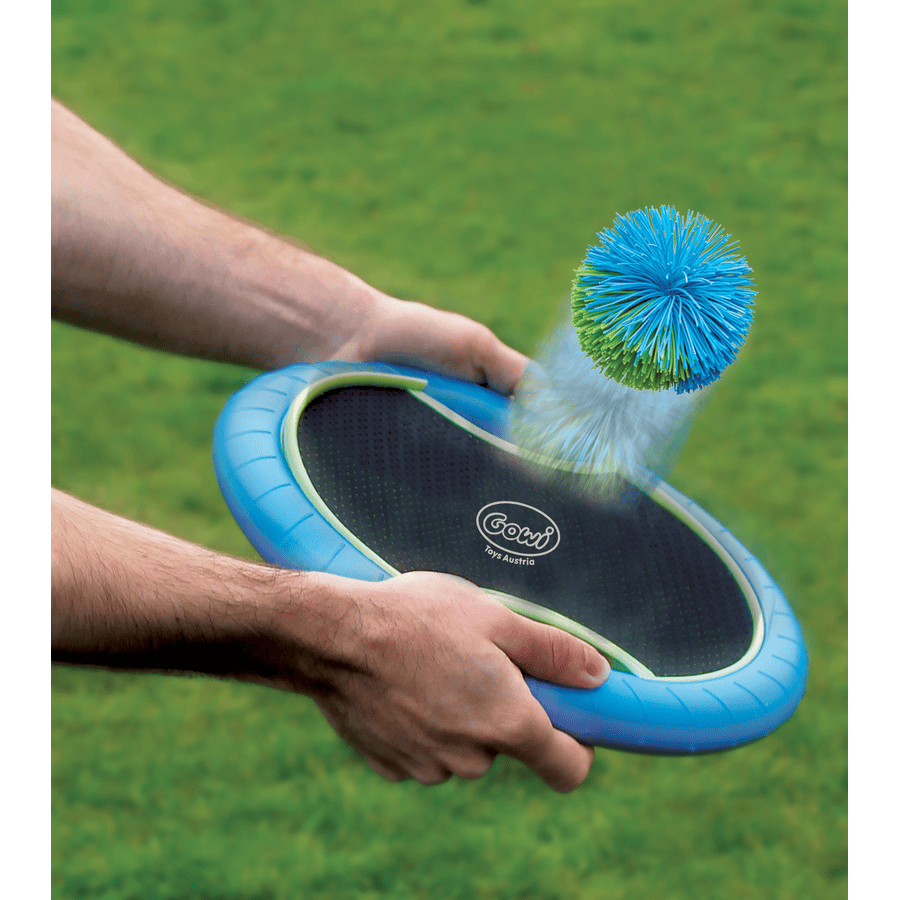 Gowi Aktiv Hand-Trampolin Spiel mit 2 Bällen
