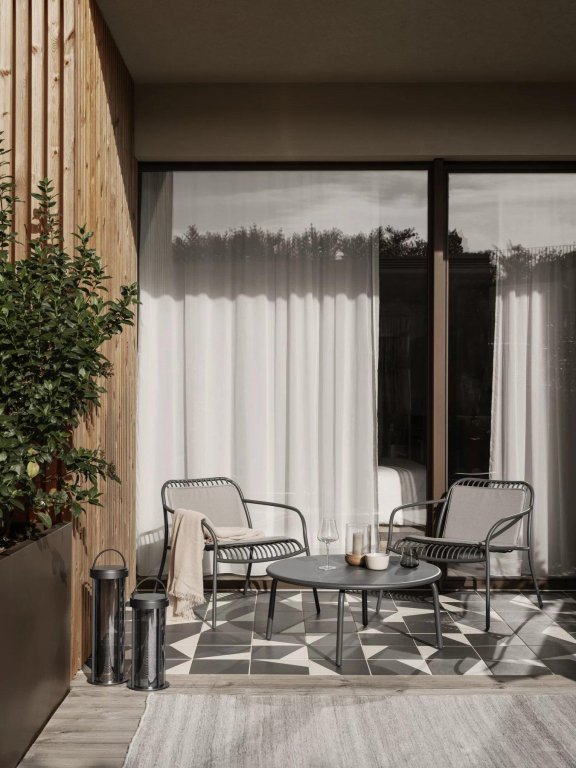 Blomus Yua zit/rugkussen fauteuil Outdoor grijs
