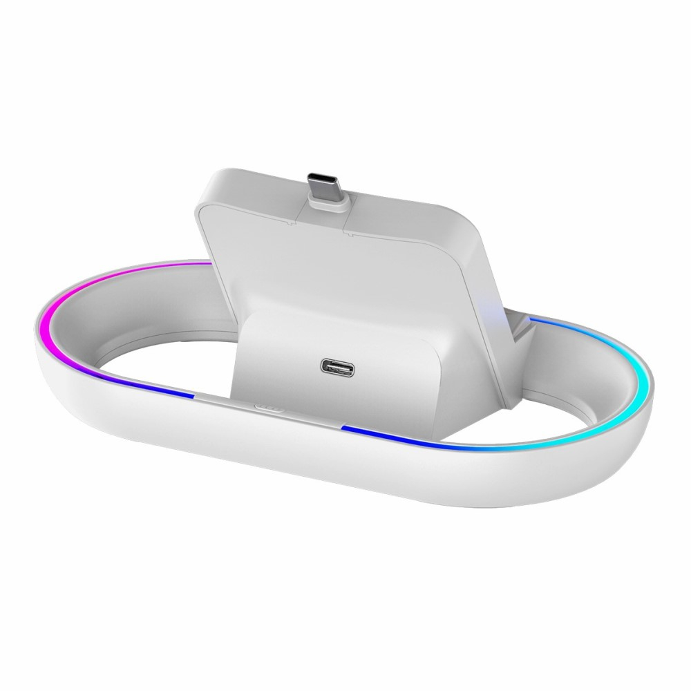 PlayStation Portal Remote Player Ladestation Charging Dockingstation mit RGB LED - Weiss