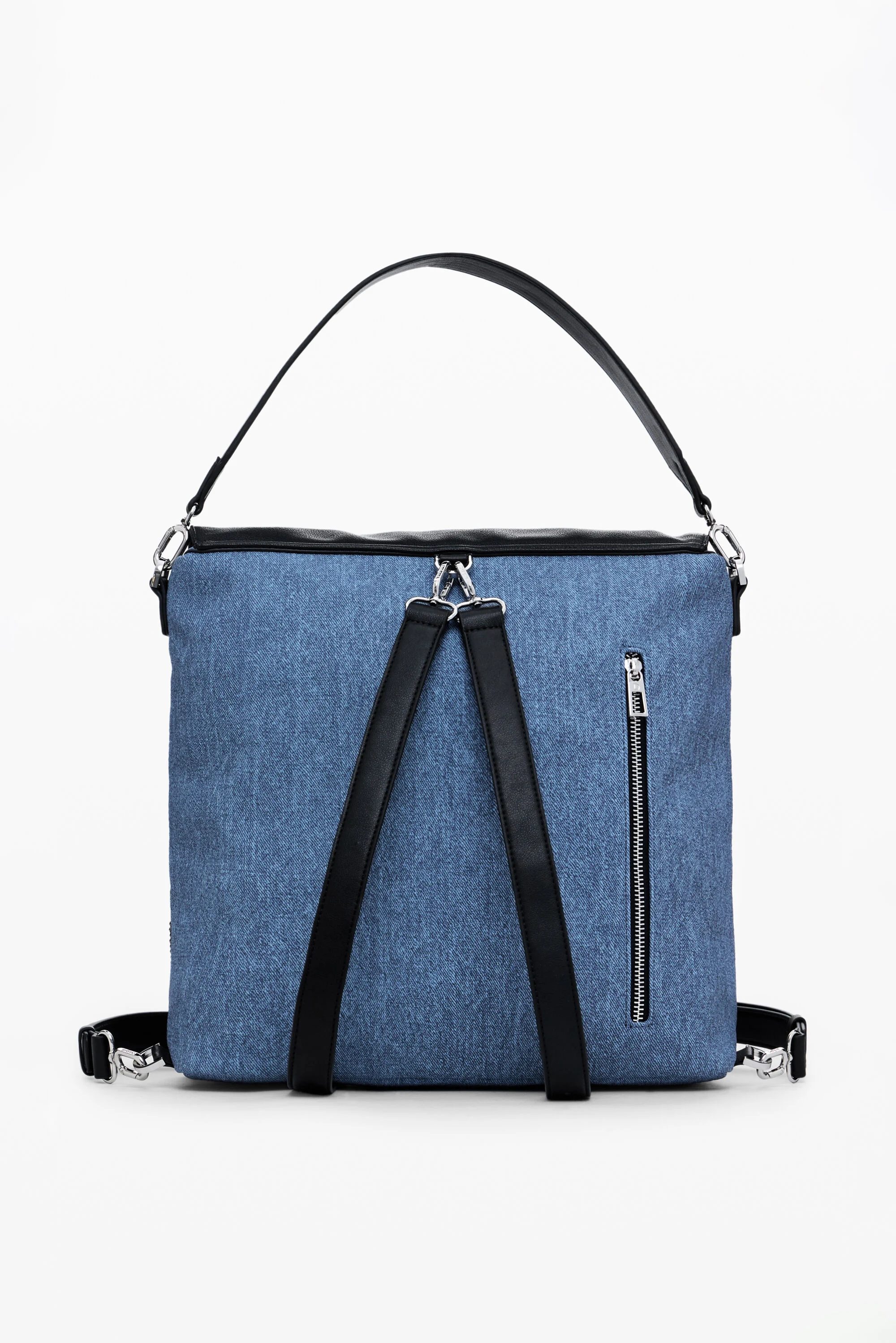 Mochila grande Mickey em jeans
