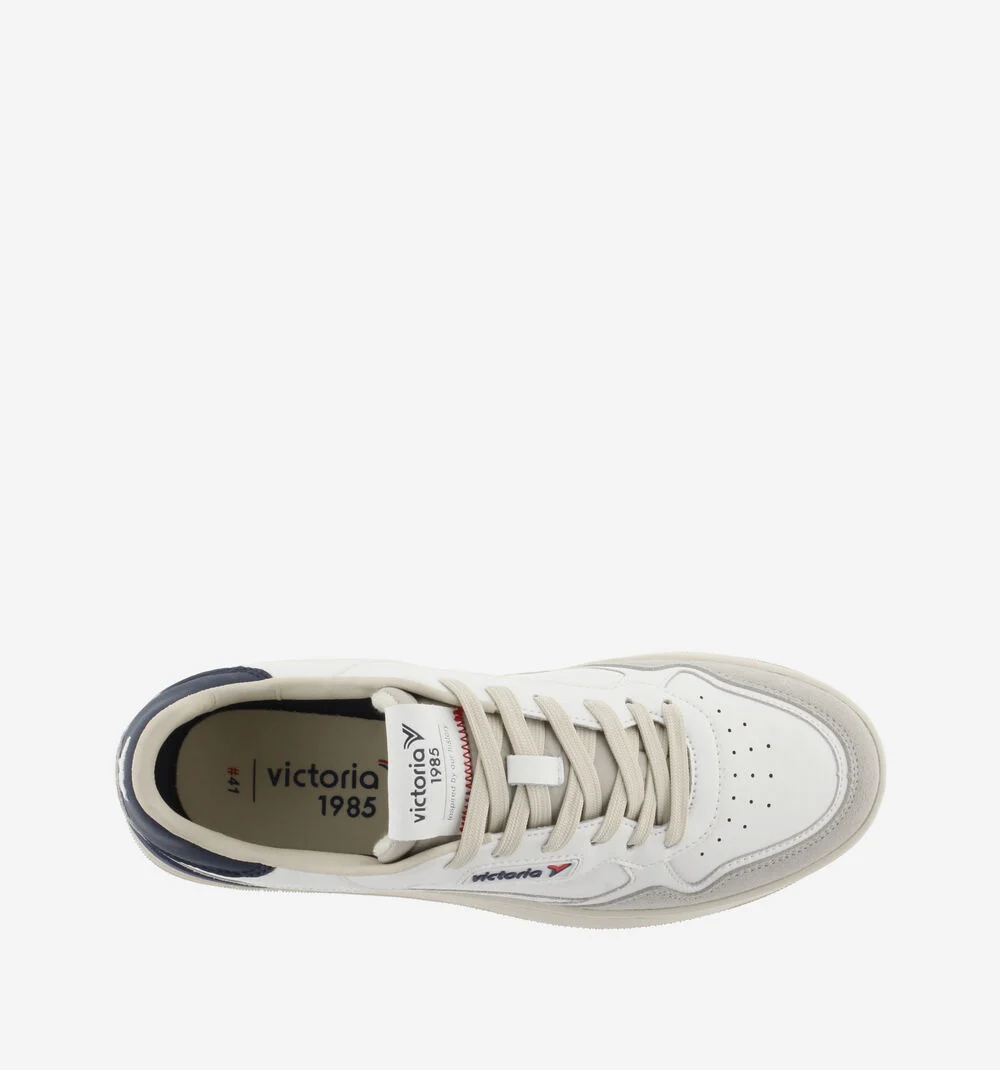 C80 - CLASSIC COLORS UNISEX Baskets rétro couleur unisexes MARINO
