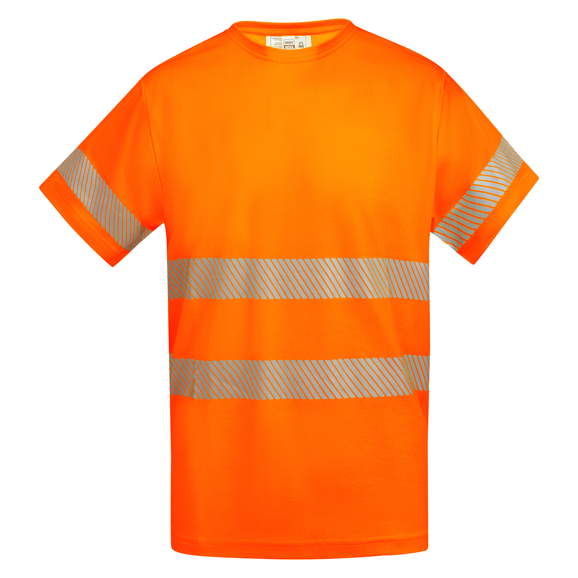 Roly HV9317 - TAURI T-shirt technique haute visibilité à manches courtes