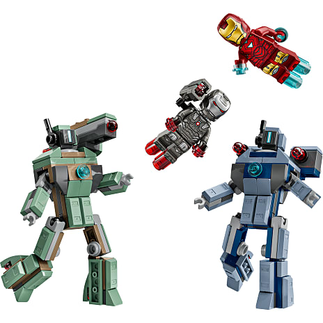 LEGO Marvel Iron Man og War Machine mod Hammer-droner 76320
