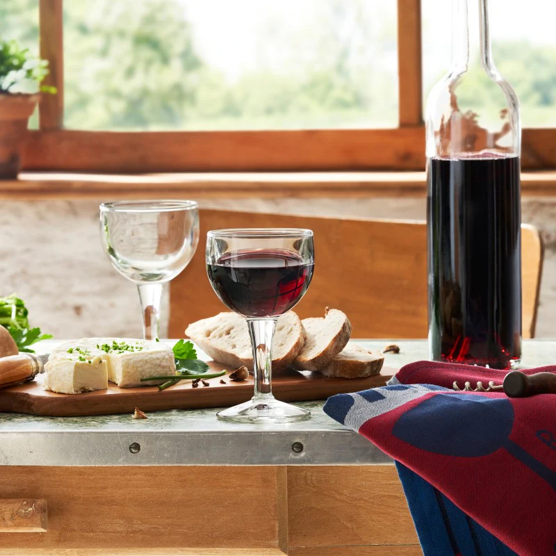 Lot de 6 verres à vin rouge, BALLON La Rochère