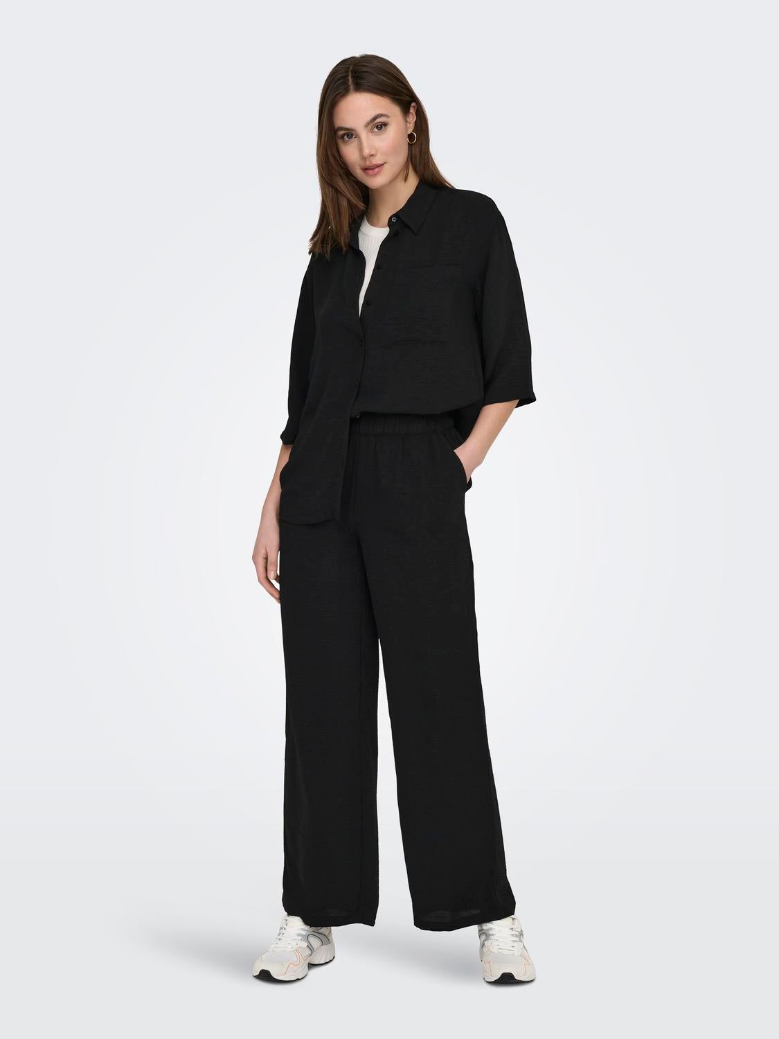 JDYDIVYA Hemd Black