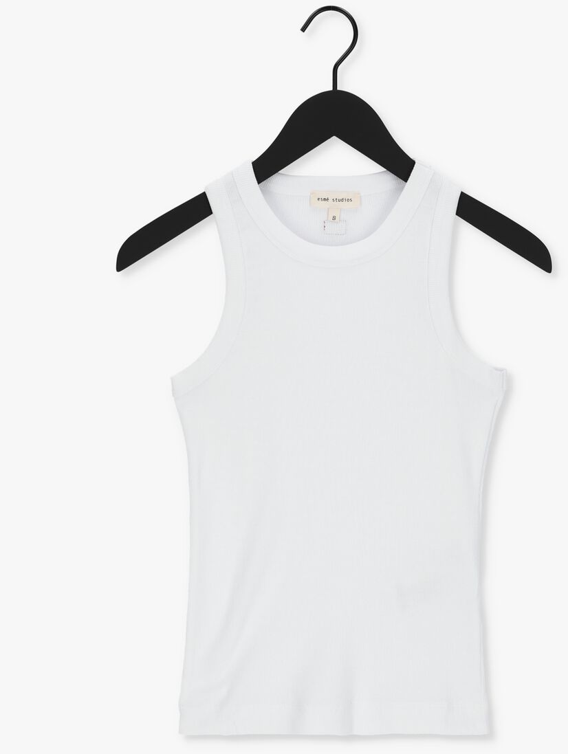 ESM\u00C9 STUDIOS witte esm&eacute; studios top blossom racerback rib tank