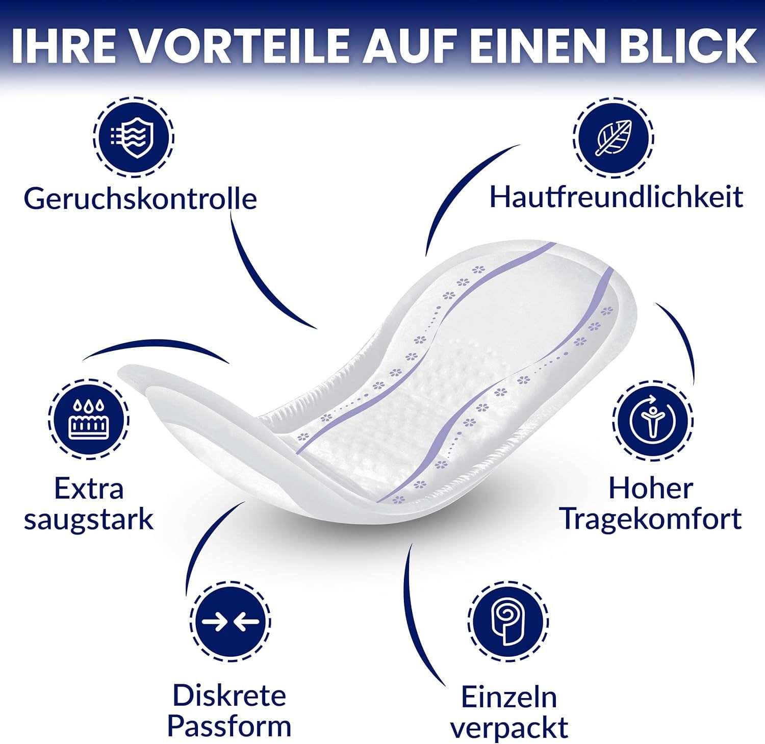 KERA® Lady Maxi Inkontinenzeinlagen für Damen diskrete Hygieneeinlagen für den Tag