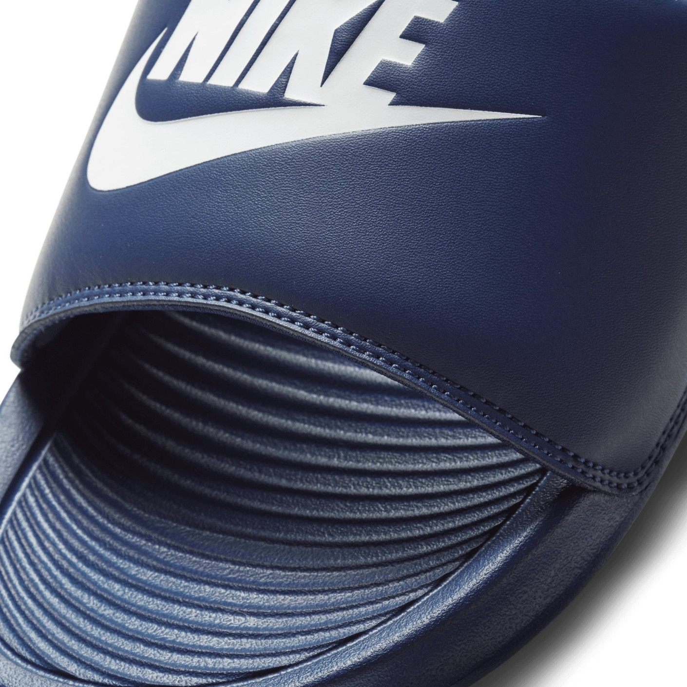 Nike Victori One Slippers Donkerblauw Wit