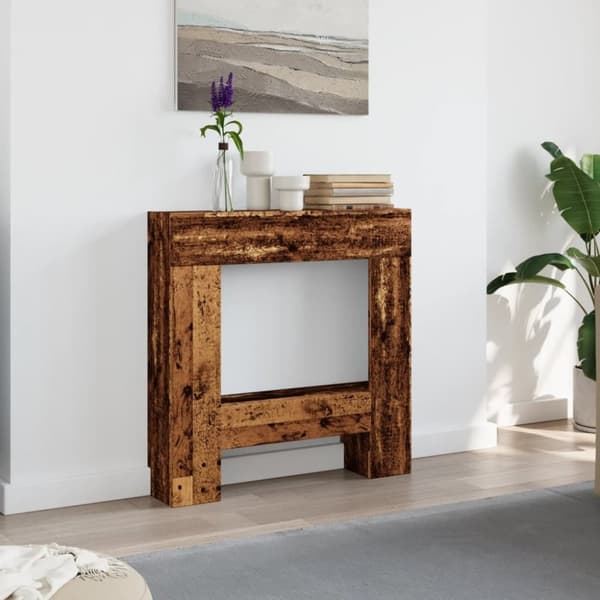 vidaXL Peisramme gammelt tre 81x18x82 cm konstruert tre