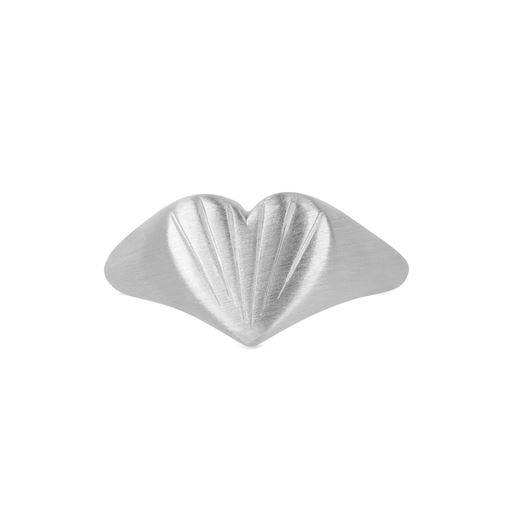 byBiehl Just Love Ring, Rhodinated Silver, 54