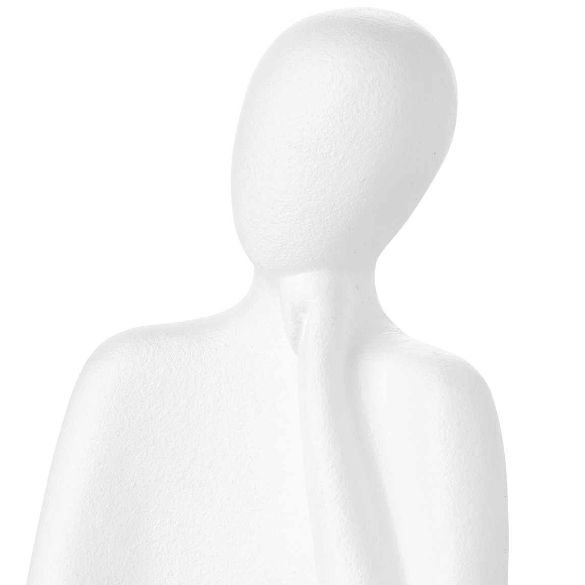 My Home Große Deko-Figur aus Zement weiss