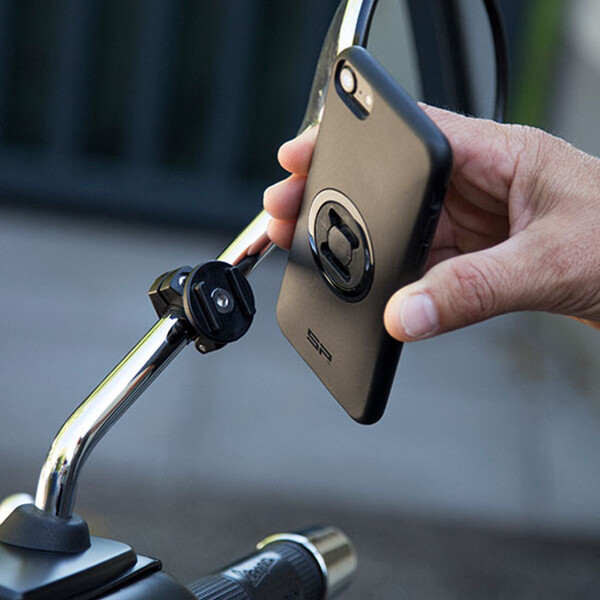 SP Connect - Support tige de rétroviseur Mirror Mount Noir