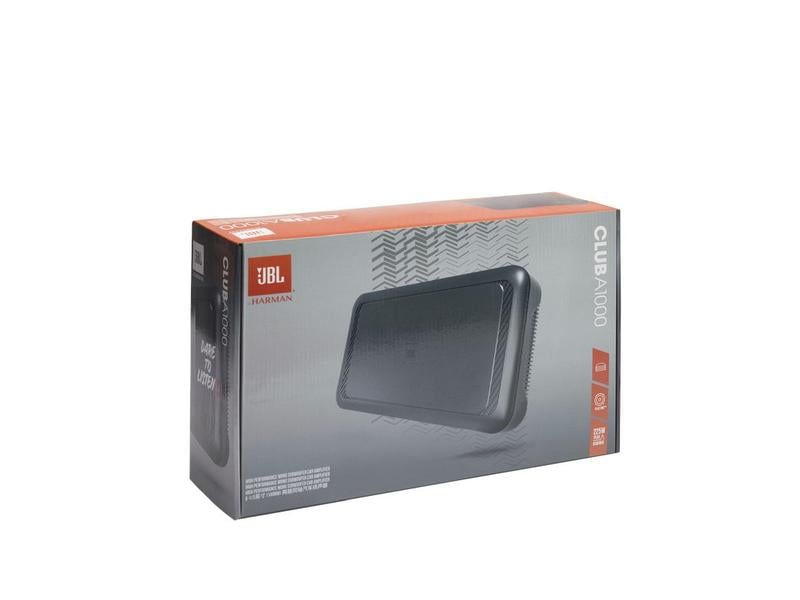 JBL Car Subwoofer Verstärker Club A1000, 1 Kanal Leistungsstarker Mono-Subwoofer für Fahrzeuge