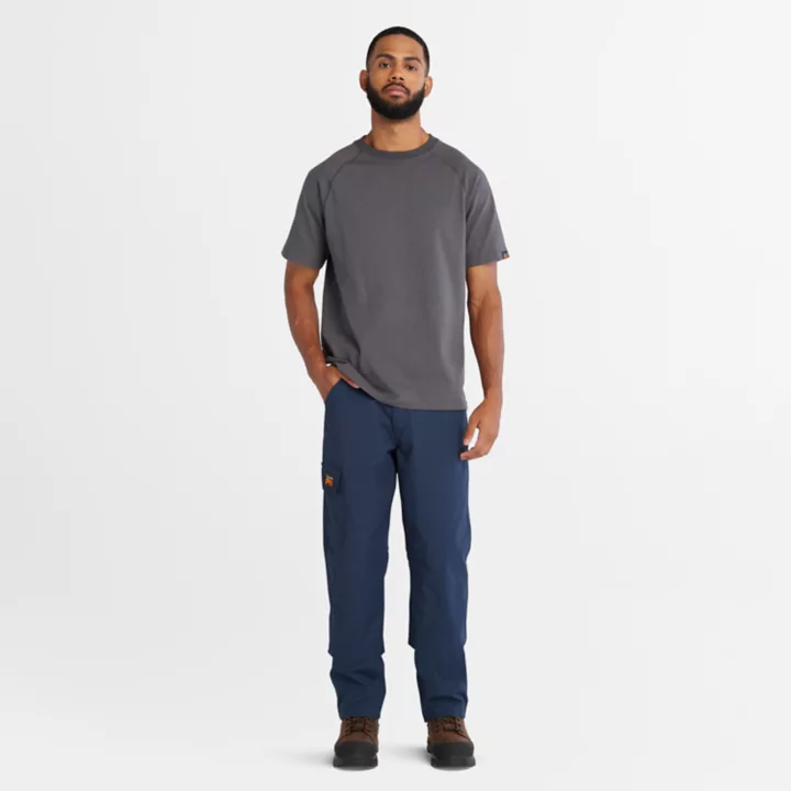 T-shirt à logo réfléchissant Timberland PRO Core pour homme en gris foncé