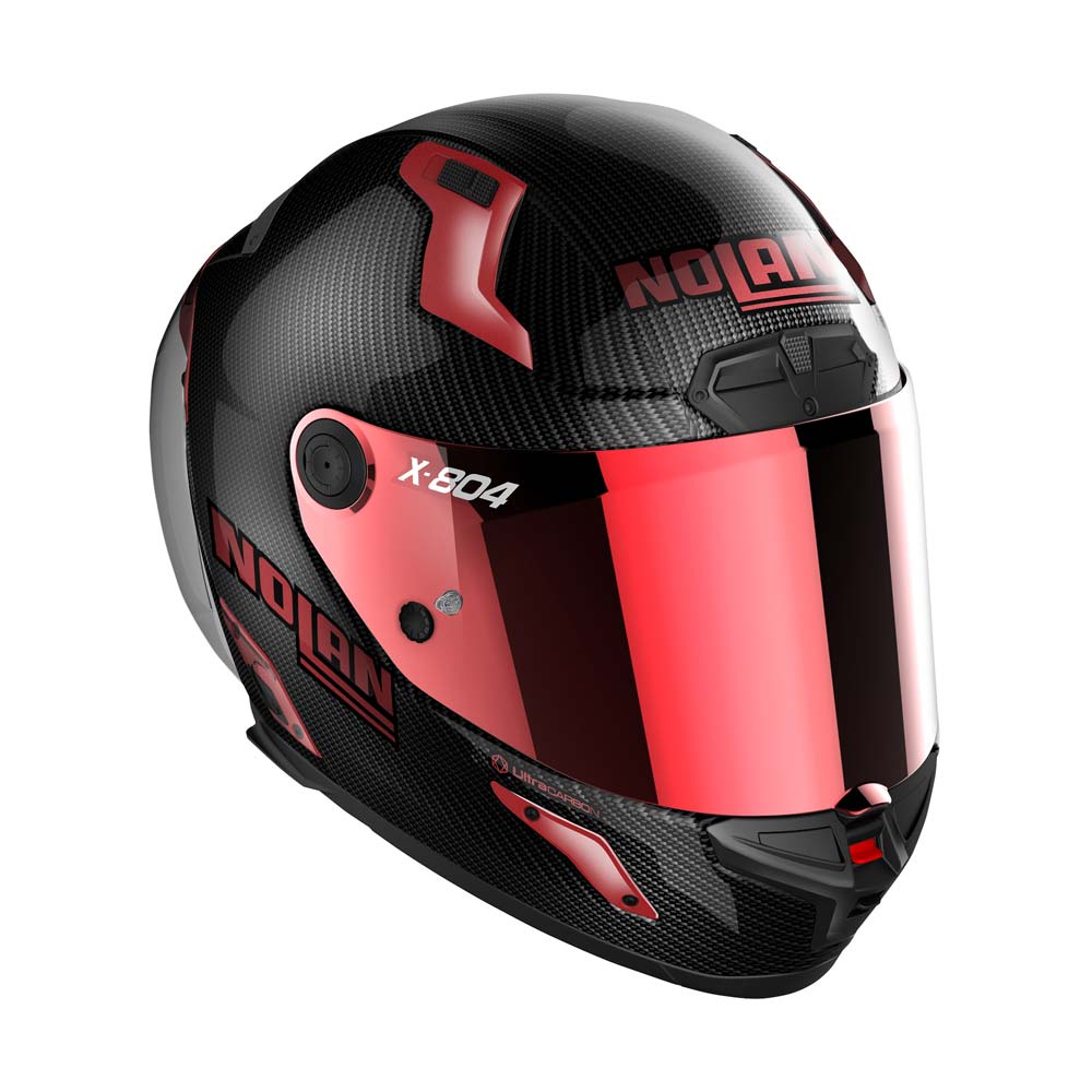 Nolan - Casque X-804 RS Ultra Carbon Iridium Edition Carbone / Rouge