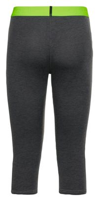 Collant 3/4 Odlo Revelstoke Performance Wool Warm 150 Gris / Vert