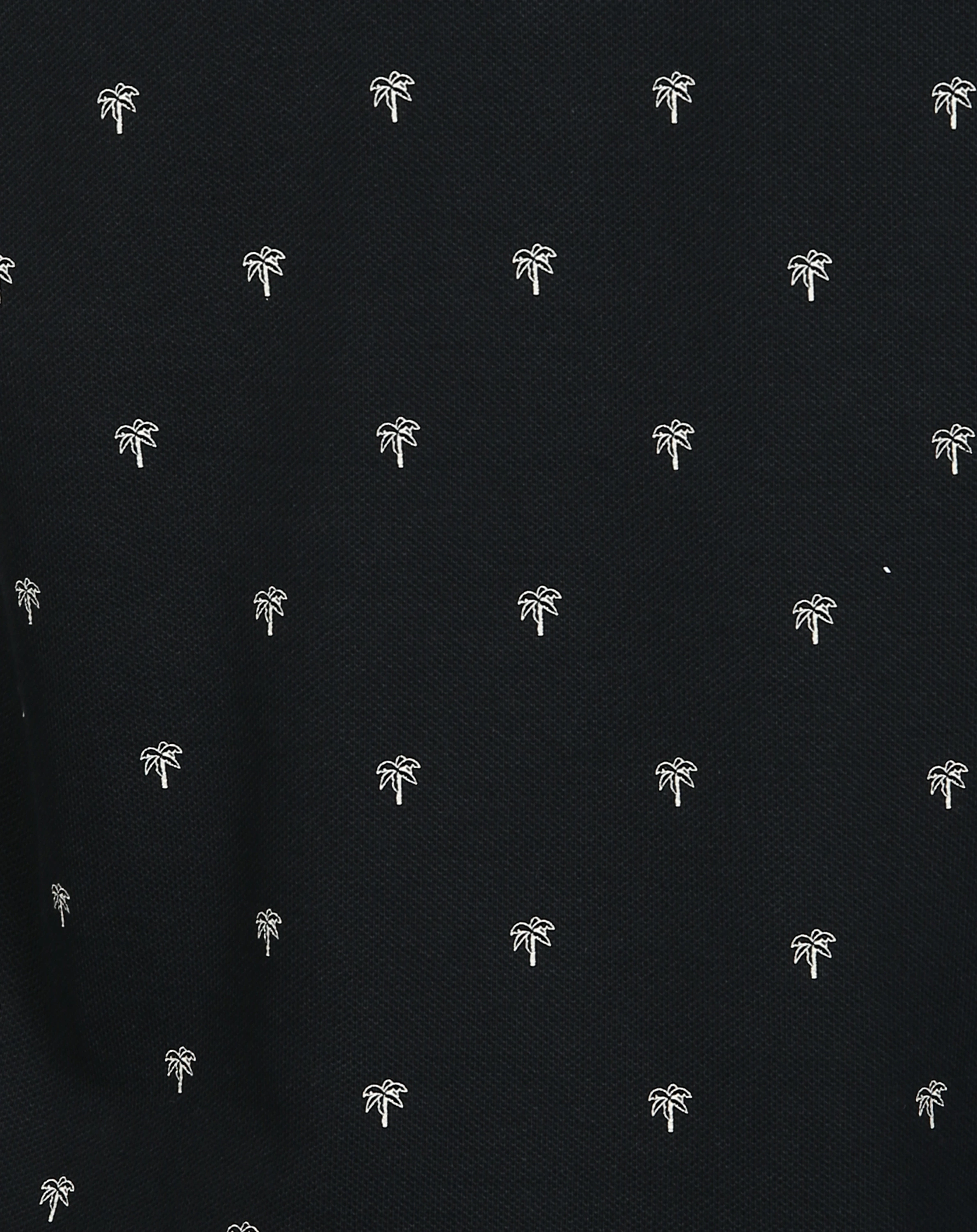 Polo-Shirt PALMS in schwarz