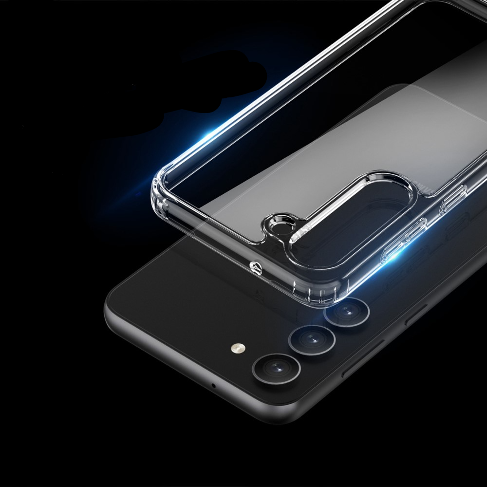Samsung Galaxy S23 5G Hybrid Hardcase Hülle TPU Bumper   Kunststoff Rückseite - Transparent