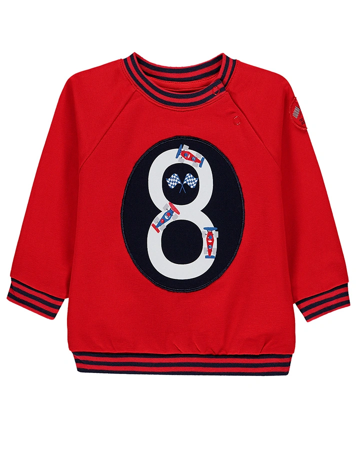 Sweatshirt CARS in rot