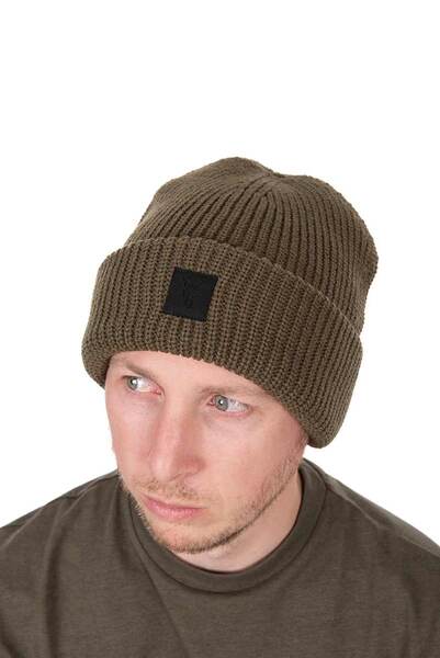 Bonnet Fox Olive Merino Blend Beanie