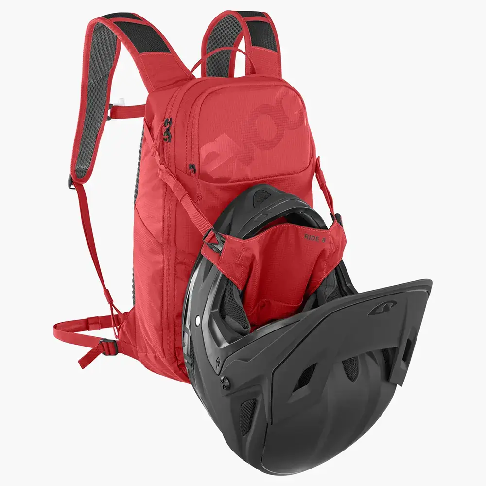 Evoc Ride 8L + 2L Bladder Drinkrugzak Rood