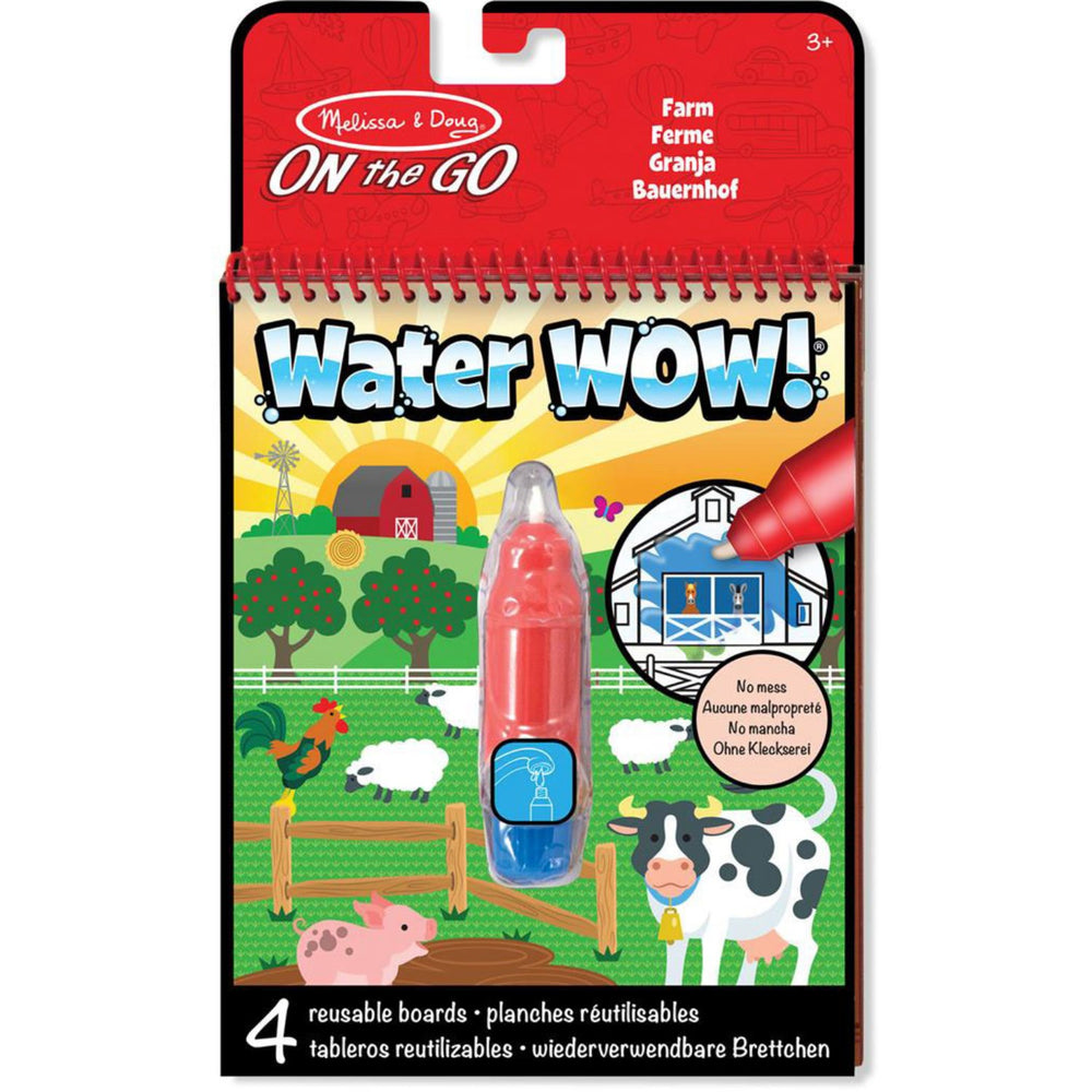 Køb Melissa & Doug Rød Water Wow! Water-Reveal Pad Bondegård