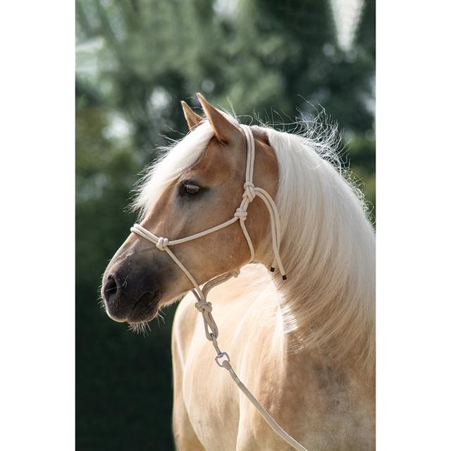 Touwhalsterset Free Horse Gebroken wit