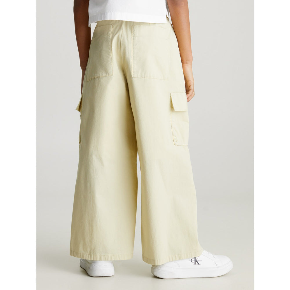 Køb Calvin Klein Wide Leg Cargo Bukser Green Haze