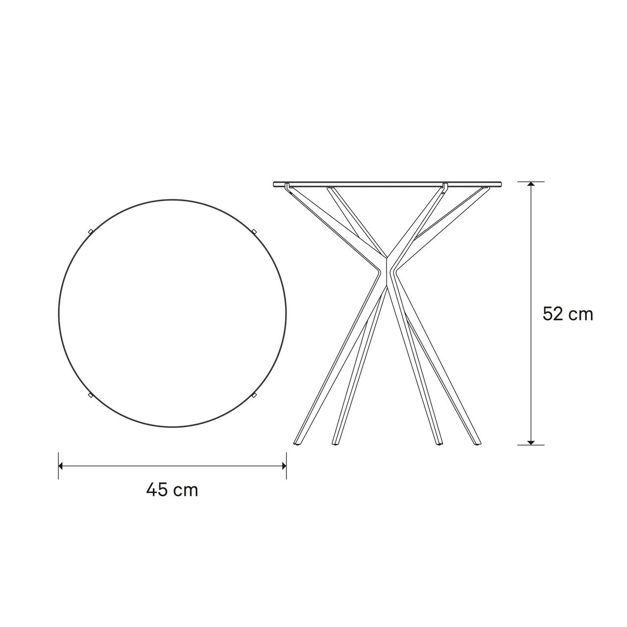 JOOP! Beistelltisch JOOP CURVES