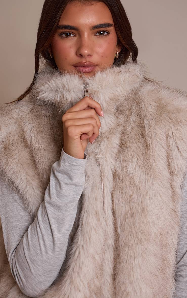 Gris Gilet En Synthétique