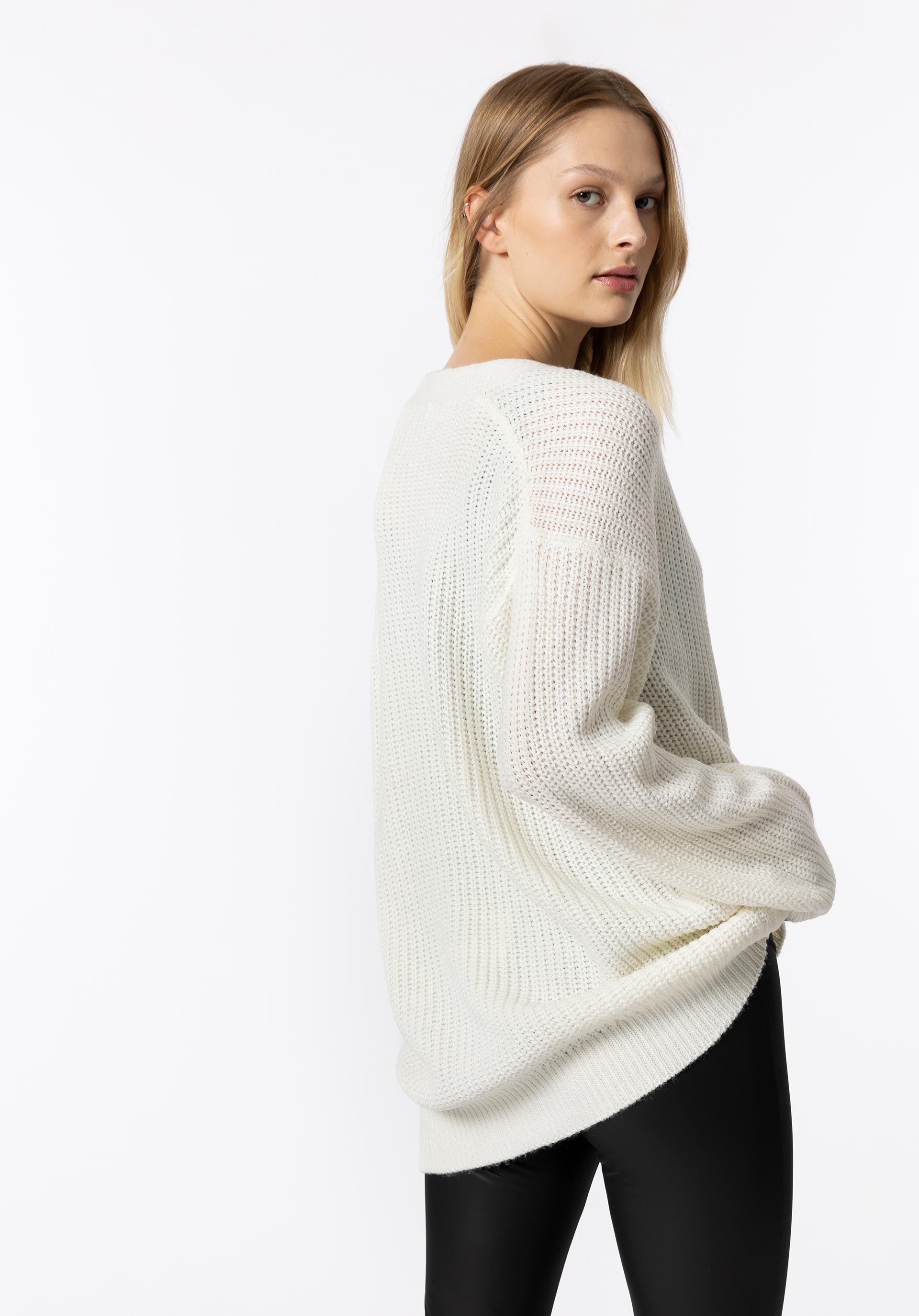 Cardigan Comprido com Bolsos